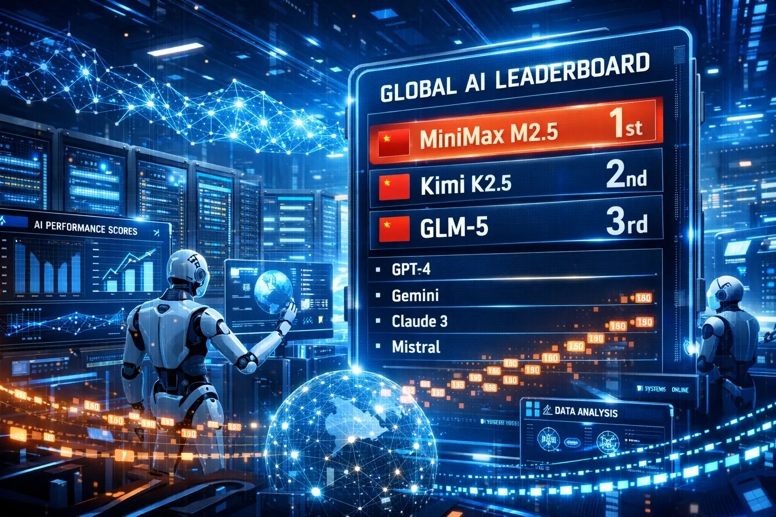 Modelos chineses de IA dominam ranking global com baixo custo e eficiência e acirram a disputa tecnológica mundial