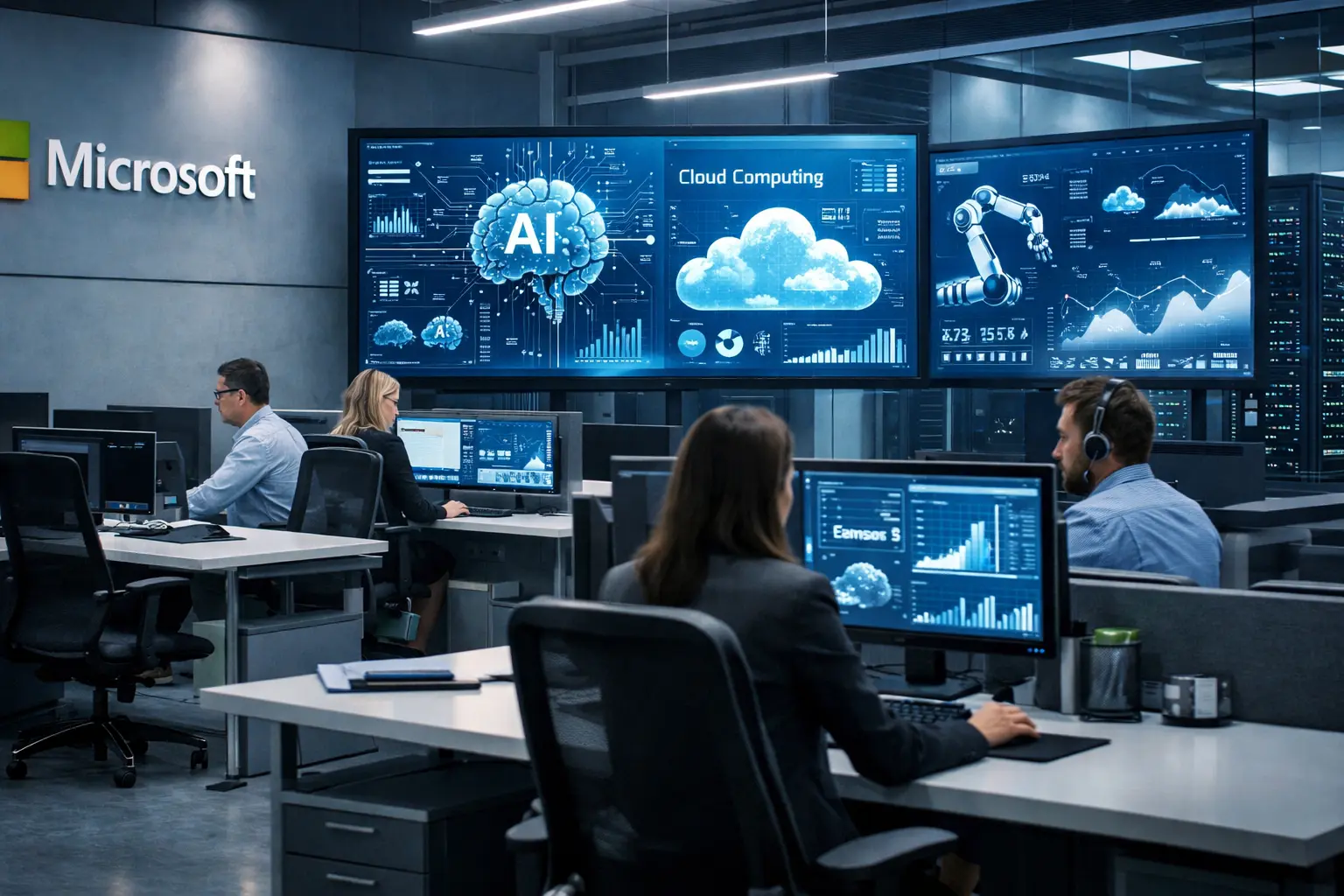 Microsoft pausa contratações para investir pesado em IA e aumentar eficiência financeira