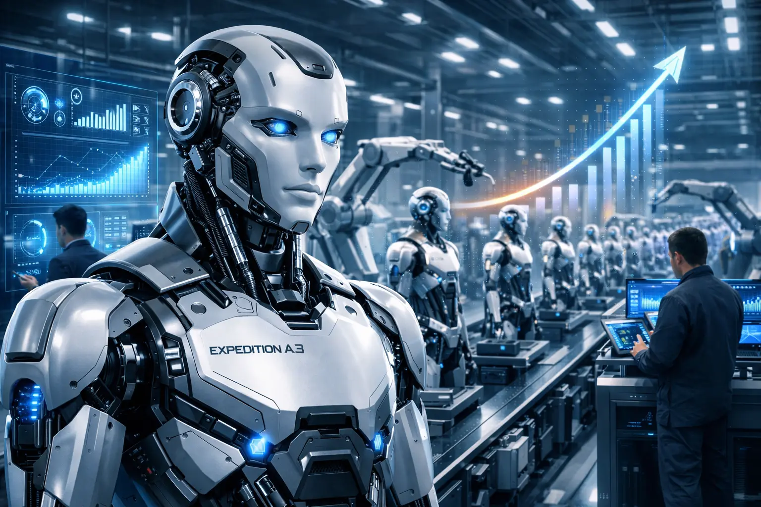 AgiBot atinge 10 mil robôs humanoides e acelera rumo à produção em massa global