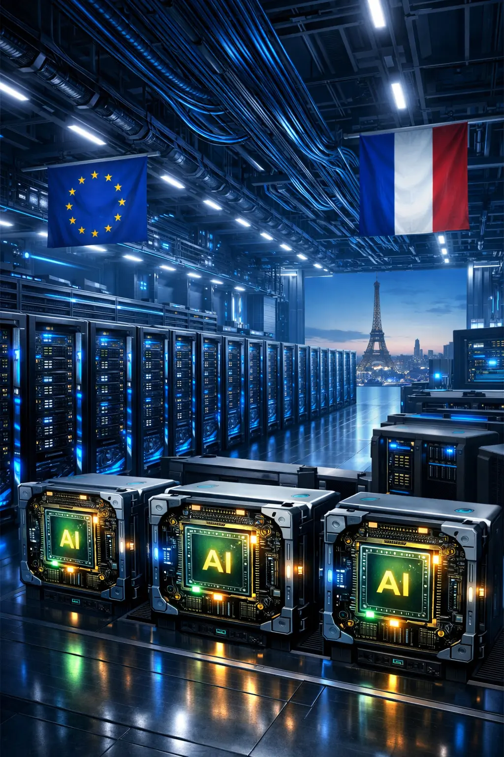 Europa acelera corrida pela IA: Mistral levanta US$ 830 milhões e investe pesado em chips e data center próprio