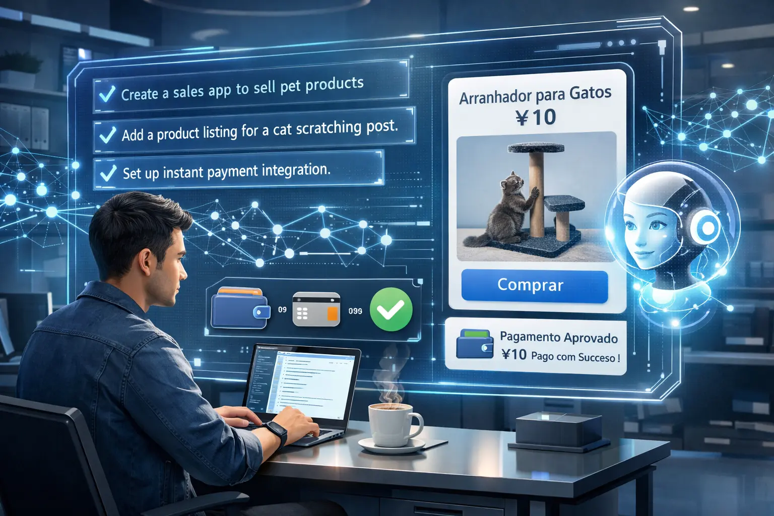 Alipay lança Skill que permite criar apps com pagamentos integrados usando apenas linguagem natural