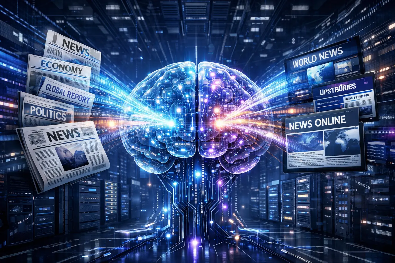 Mídia tradicional se reinventa e transforma jornalismo em “combustível” bilionário para a inteligência artificial