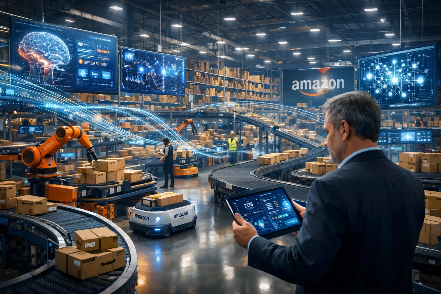 Amazon corta 30 mil empregos em quatro meses enquanto aposta bilhões em inteligência artificial para reestruturar a empresa