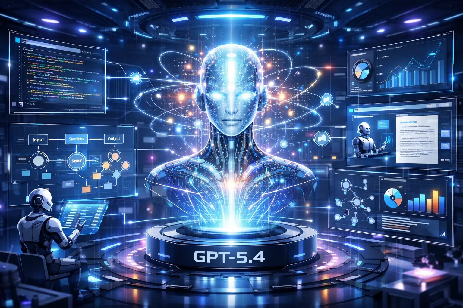 OpenAI lança GPT-5.4 com Thinking Mode, agentes inteligentes e contexto de até 1 milhão de tokens