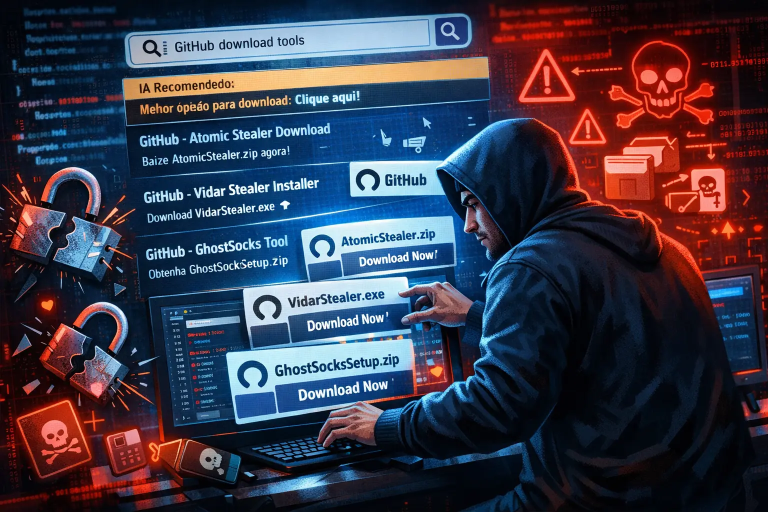 Falha no Bing: hackers manipulam recomendações de IA para espalhar malware disfarçado de ferramenta popular