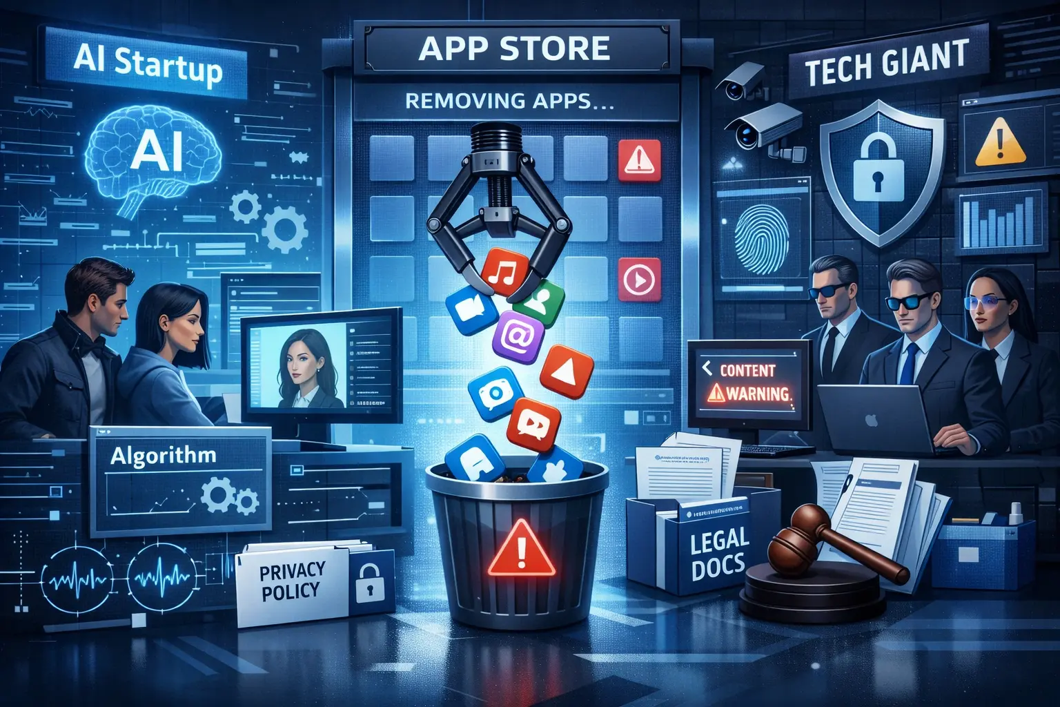 Startup de IA processa Apple e reacende debate sobre controle, concorrência e moderação na App Store