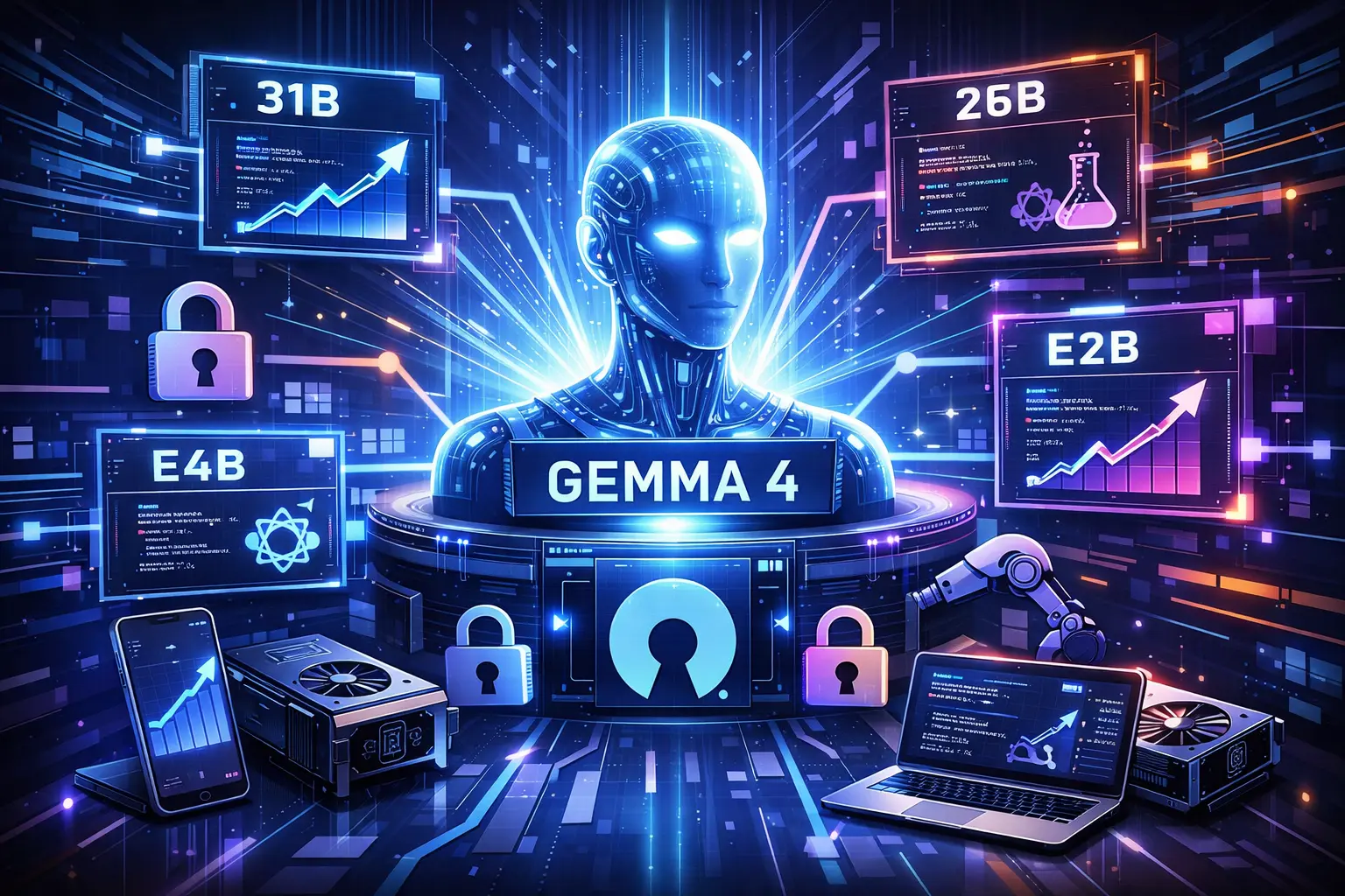 Google lança Gemma 4 com salto de desempenho e aposta forte no open source com licença Apache 2.0