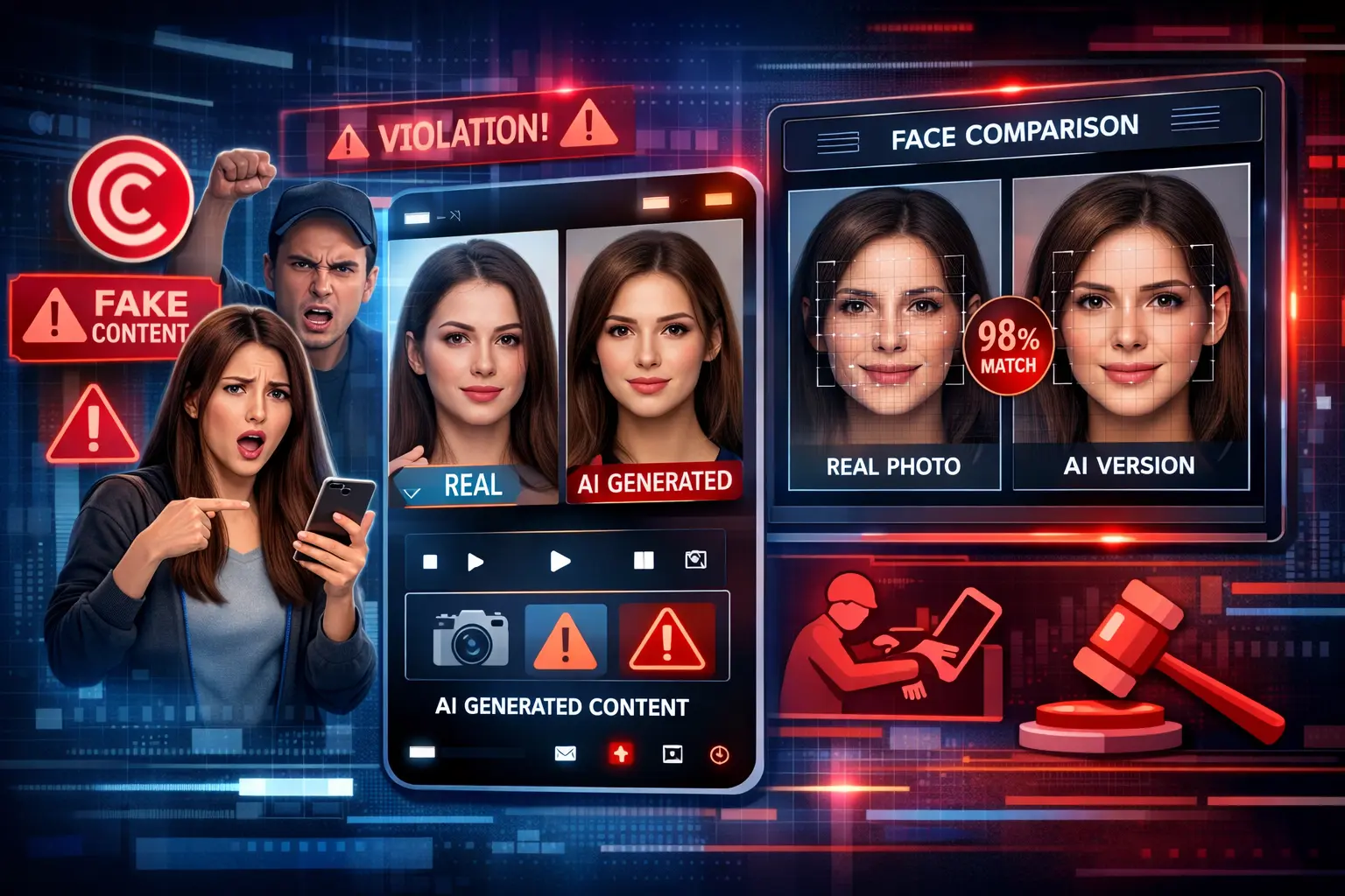 Plataforma remove série feita por IA após denúncias de uso ilegal de rostos e reacende debate sobre direitos de imagem