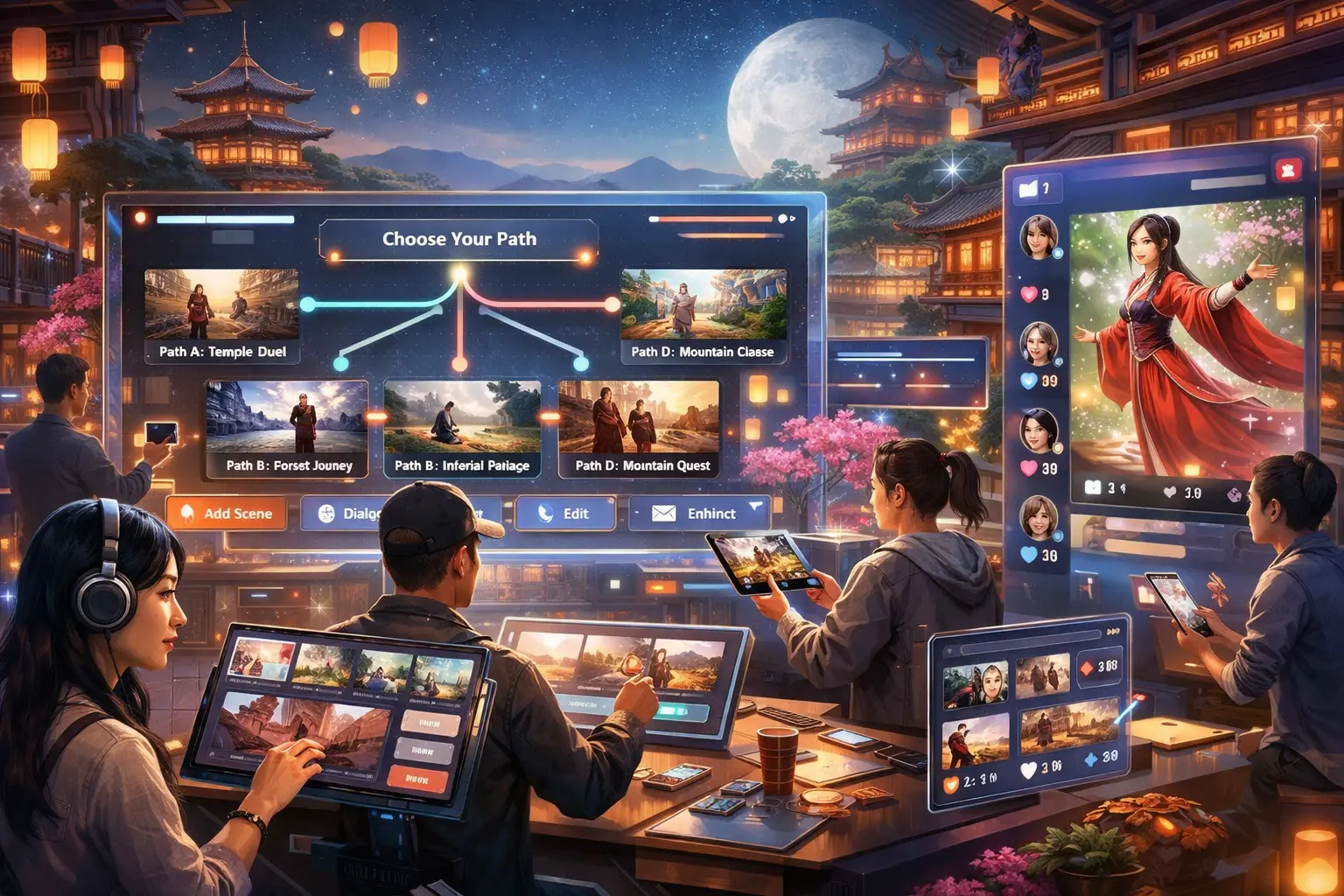 Tencent lança DreamNow: a nova plataforma de IA que transforma qualquer pessoa em criadora de filmes interativos