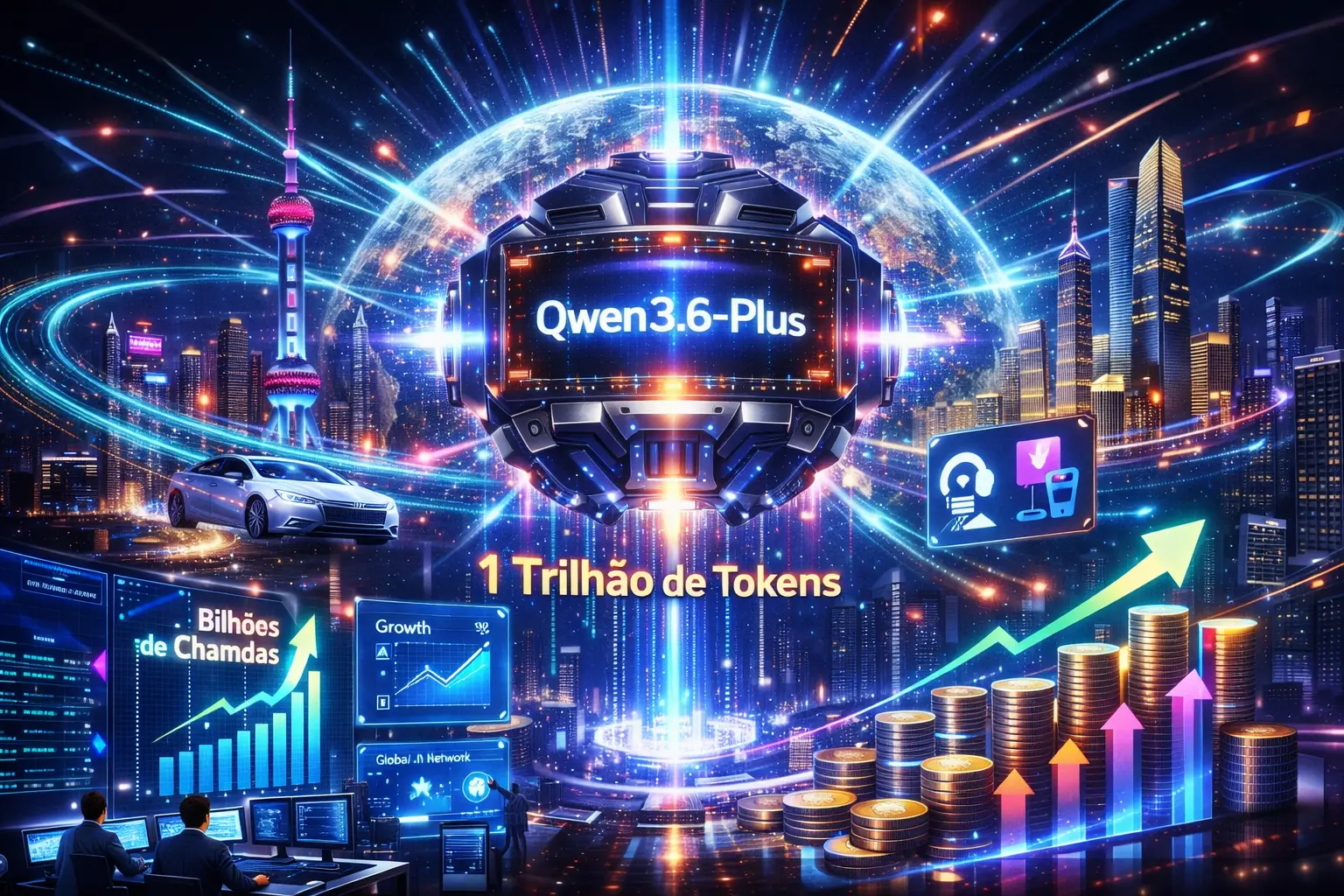 Qwen3.6-Plus domina ranking global e marca nova era trilionária da IA liderada pela China