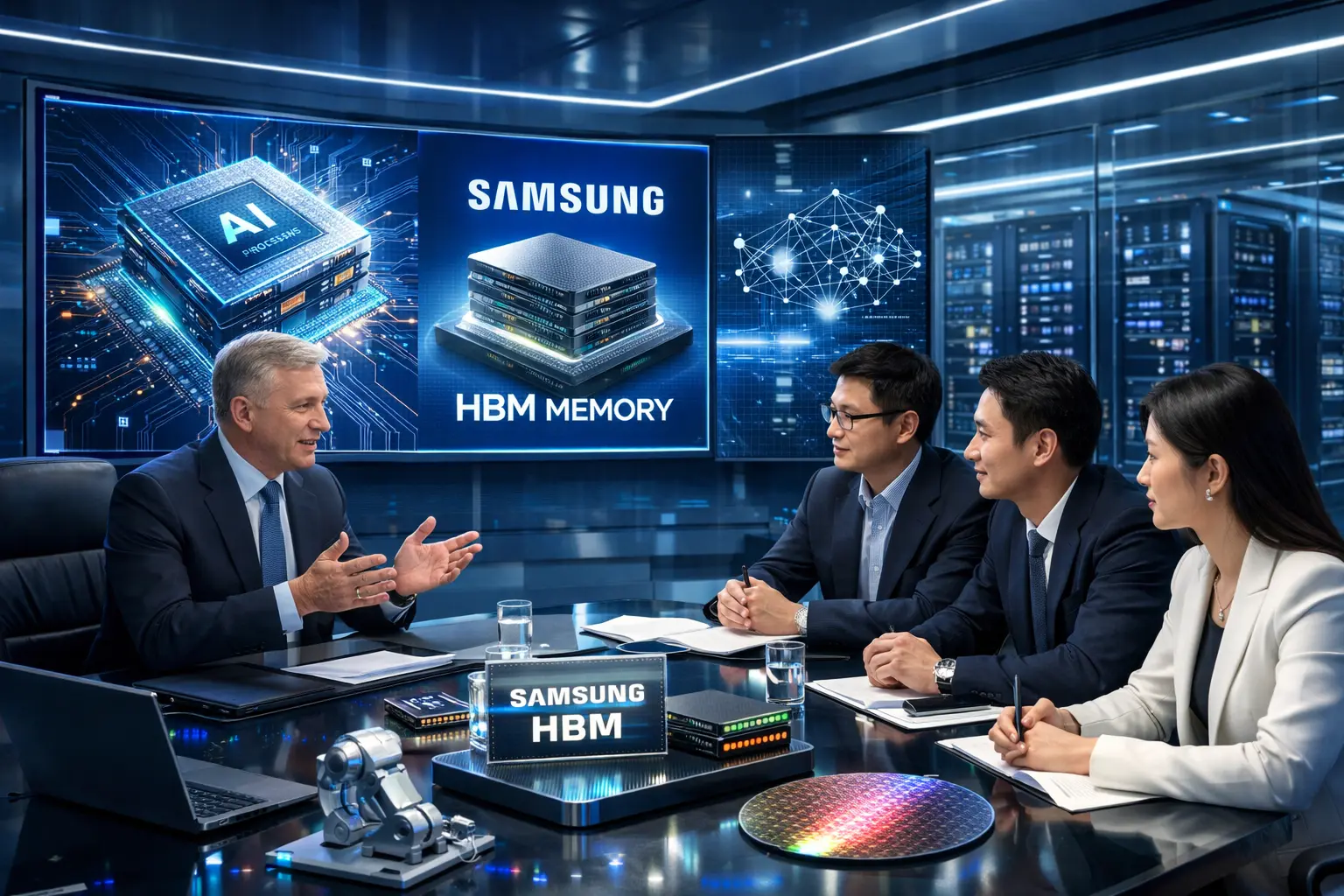 Mistral AI se aproxima da Samsung para garantir chips e acelerar a corrida global pela inteligência artificial