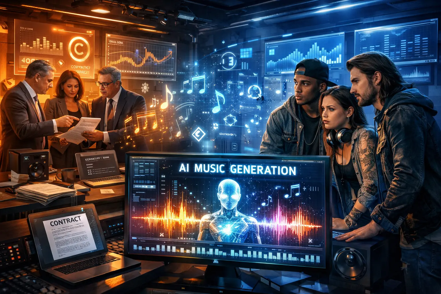 Gravadoras e Suno entram em impasse sobre direitos autorais na música gerada por IA