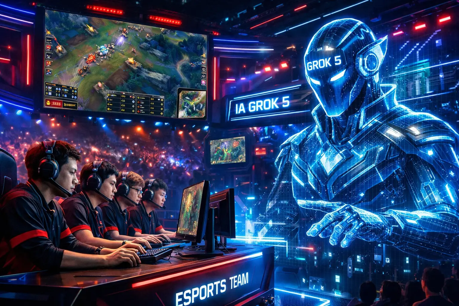 Elon Musk desafia a T1: IA Grok 5 pode enfrentar campeões de League of Legends em duelo histórico