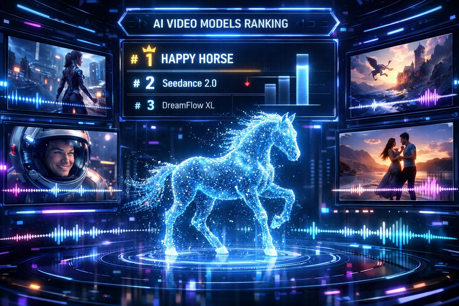 Happy Horse: o misterioso modelo de IA que já desafia o líder Seedance 2.0 em geração de vídeos completos com áudio