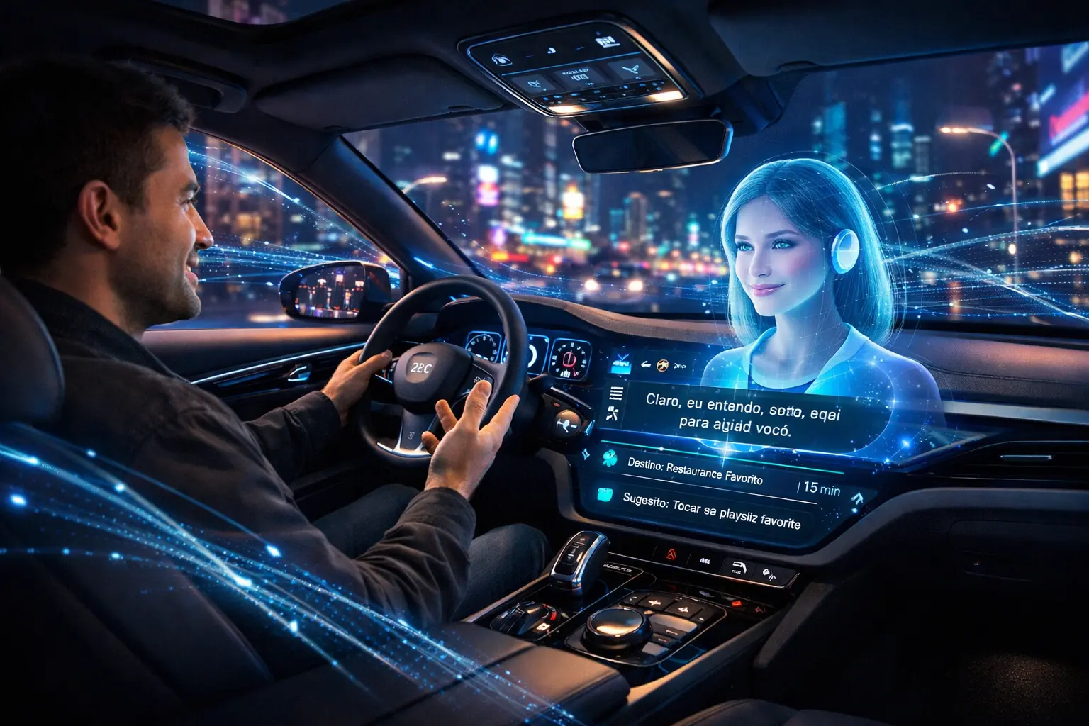 Buick Electra E7 integra IA avançada e redefine a interação entre motorista e carro