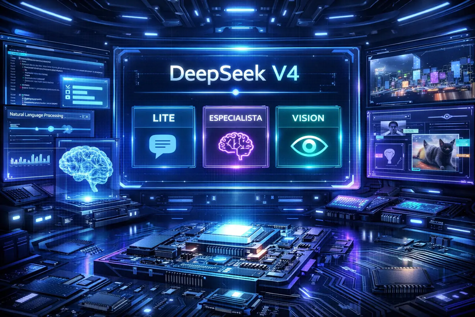 DeepSeek V4 entra em testes com IA multimodal e promete alto desempenho com foco em independência tecnológica