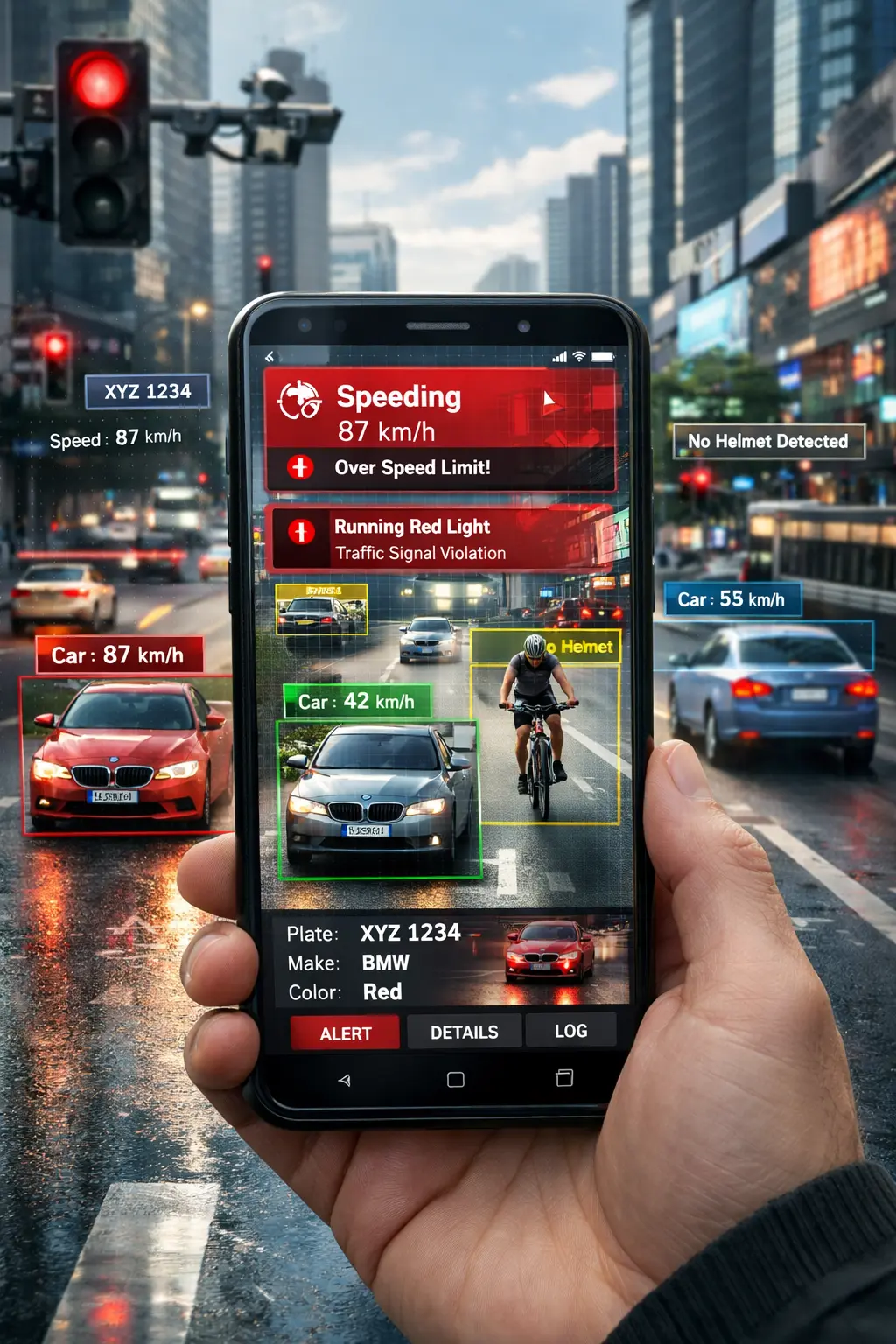 Programador de Chengdu cria app com IA que denuncia infrações de trânsito automaticamente