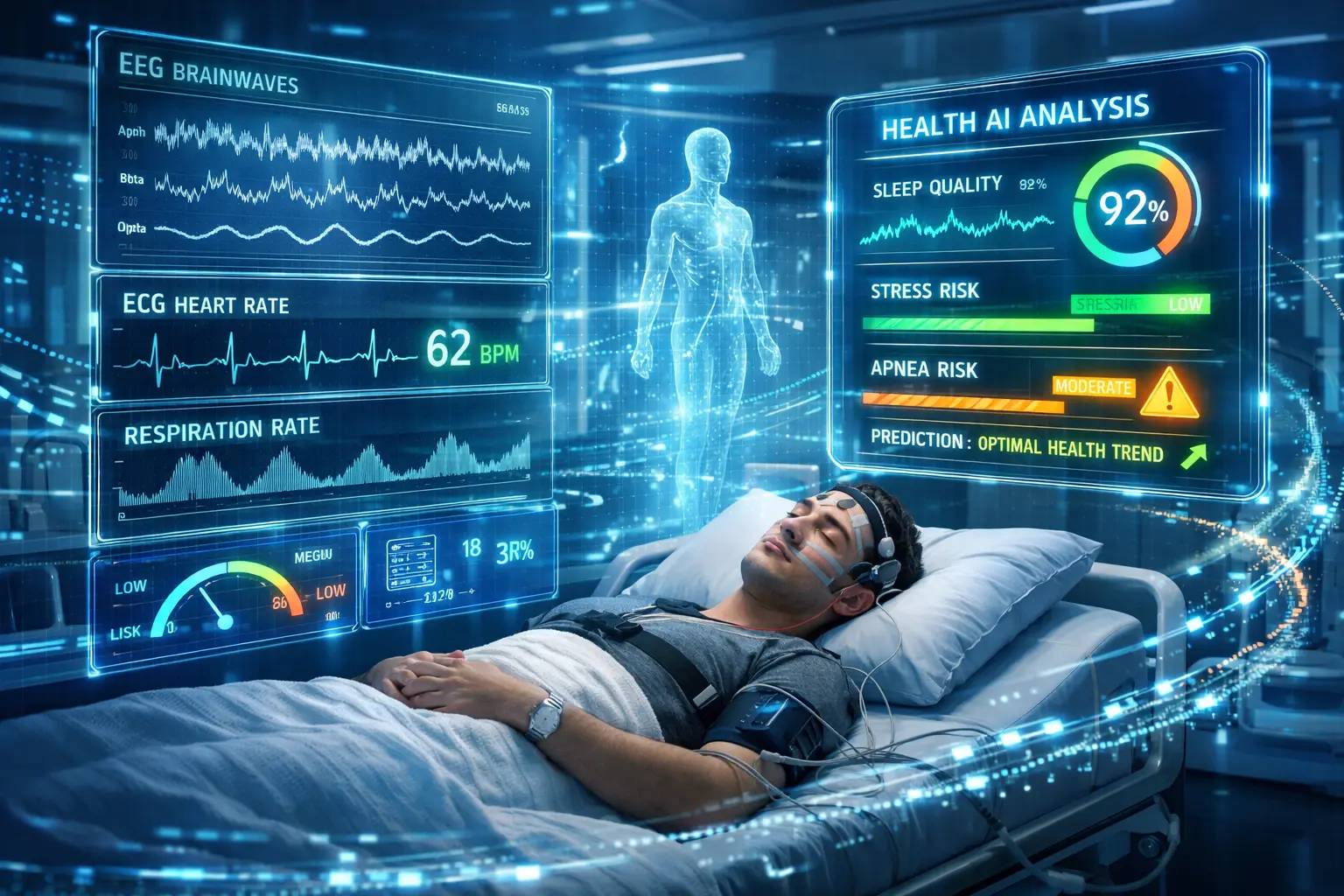 IA criada por Stanford prevê risco de morte e doenças com apenas uma noite de sono