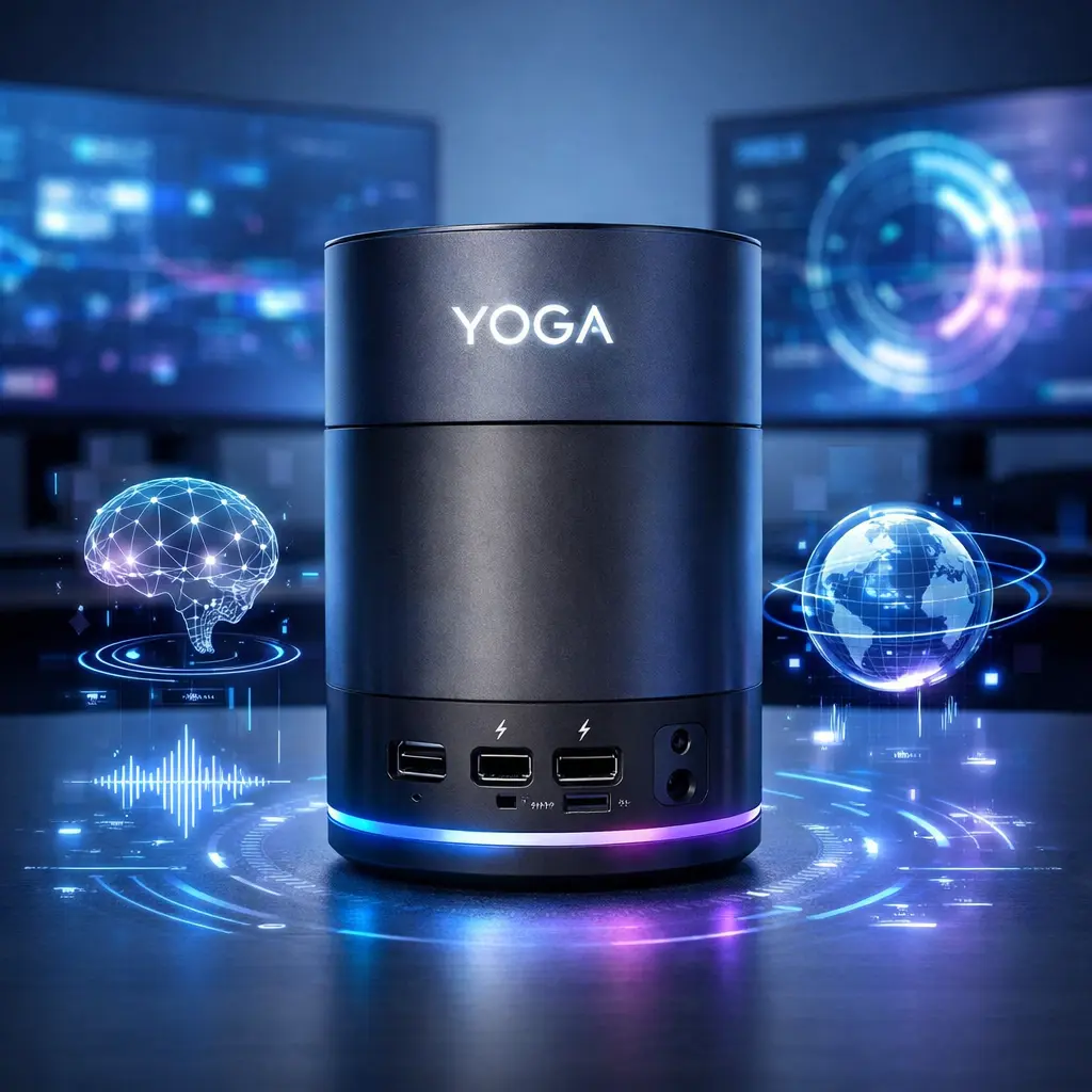 Lenovo YOGA AI Mini: O Mini PC que Revoluciona com Inteligência Artificial Nativa e Design Inovador