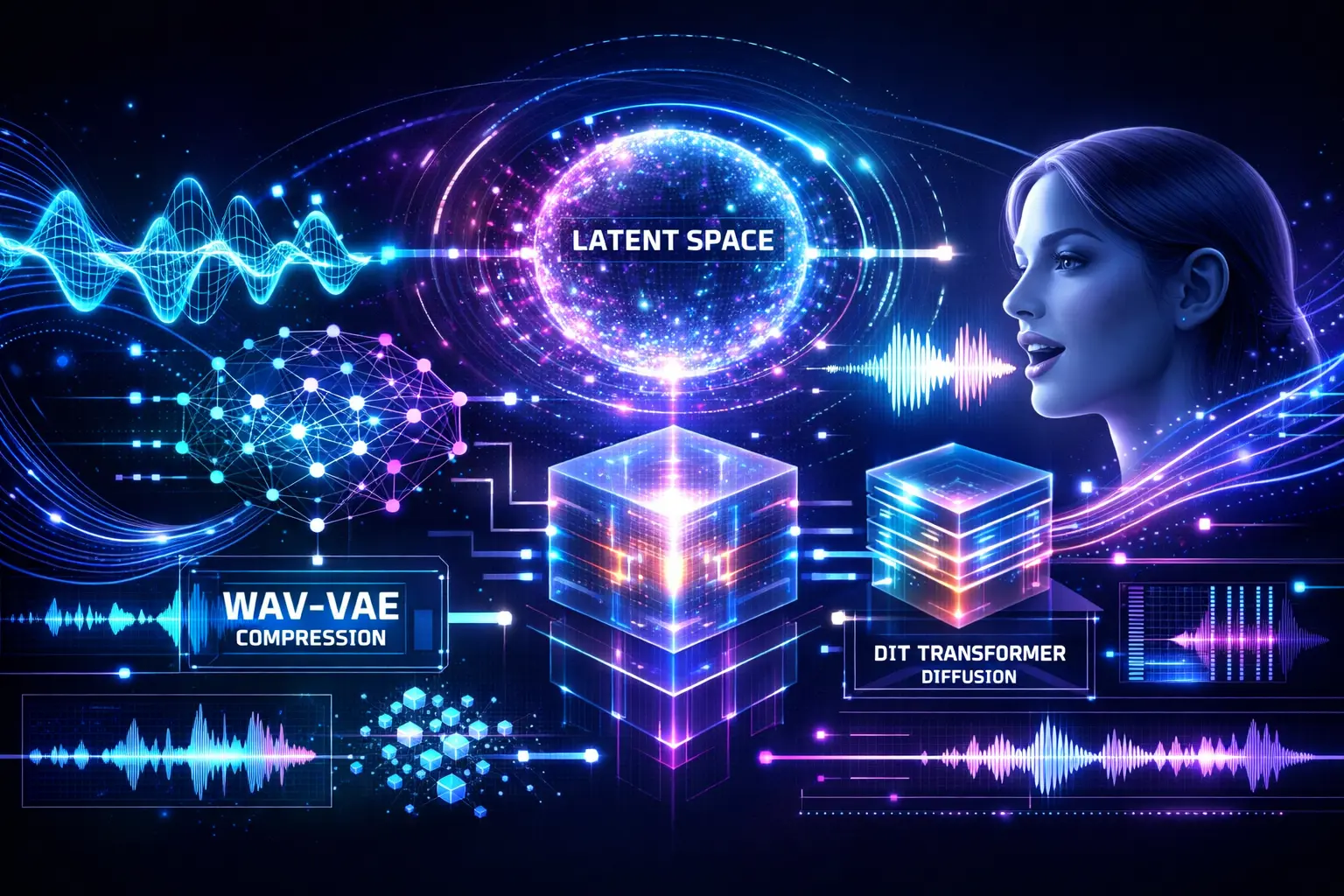 LongCat-AudioDiT revoluciona o TTS com arquitetura end-to-end e leva a clonagem de voz a um novo nível